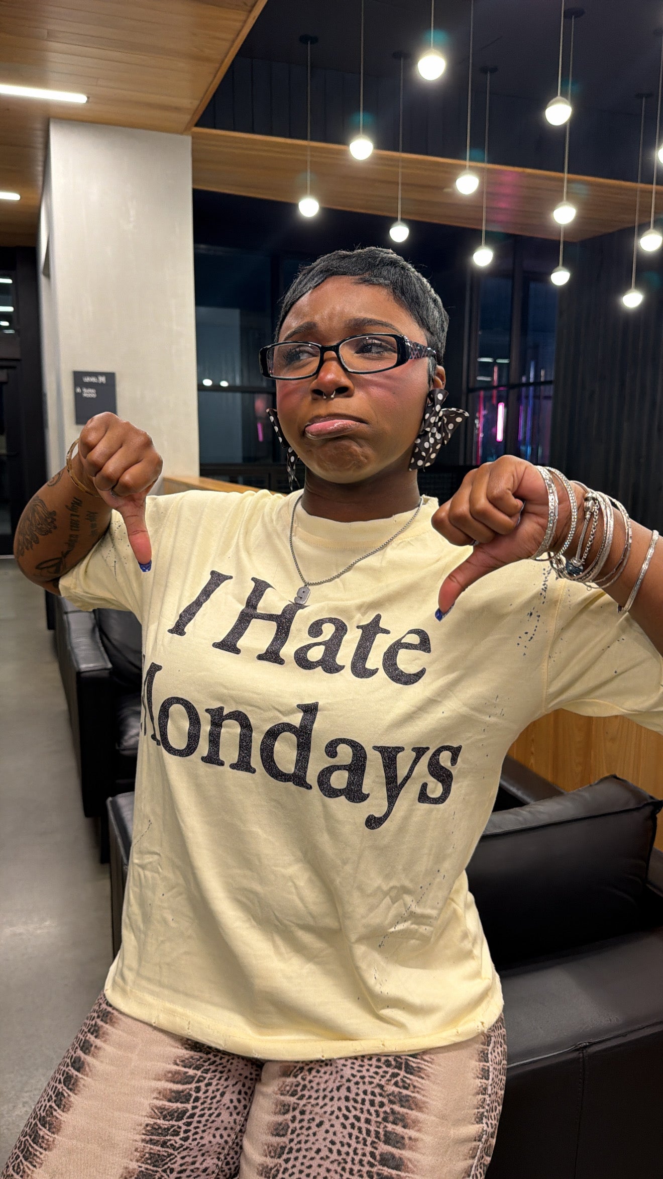 “I Hate Mondays” Tee